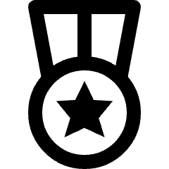 Award Medal Star 1 Icon from Nova Line Icons Set