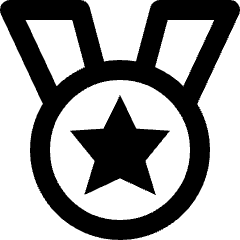 Award Medal Star 2 Icon from Nova Line Icons Set