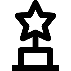 Award Trophy Star Icon from Nova Line Icons Set