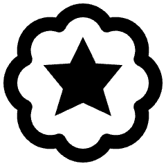 Star Badge 1 Icon from Nova Line Set