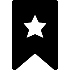 Star Badge Icon from Nova Solid Set