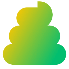 Shit Reaction Icon from Sharp Gradient Set