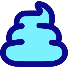 Shit Reaction Icon from Plump Pop Set