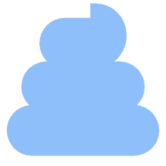 Shit Reaction Icon from Sharp Flat Set