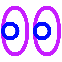 Watch Look Reaction Icon from Plump Neon Set