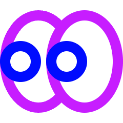 Watch Look Reaction Icon from Sharp Neon Set