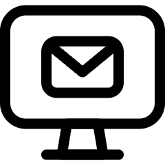 Read Email Monitor Icon from Ultimate Regular Set
