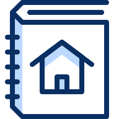 House Book Icon from Cyber Duotone Set