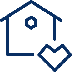 House Favorite Heart Icon from Cyber Line Set