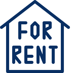 House For Rent Icon from Cyber Line Set