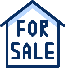 House For Sale Icon from Cyber Duotone Set