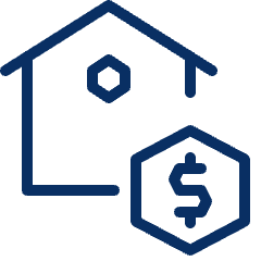 House Price Icon from Cyber Line Set