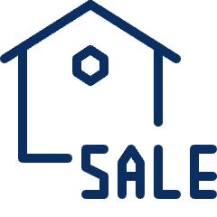 House Sale Icon from Cyber Line Set