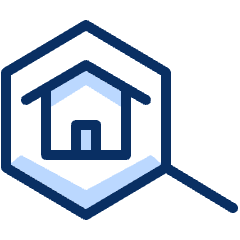 House Search 1 Icon from Cyber Duotone Set