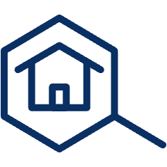 House Search 1 Icon from Cyber Line Set