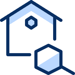 House Search 2 Icon from Cyber Duotone Set