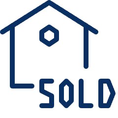 House Sold 1 Icon from Cyber Line Set
