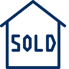 House Sold 2 Icon from Cyber Line Set