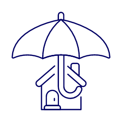 House Insurance Illustration from UX Line Set