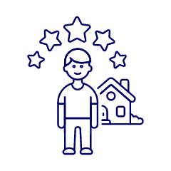 Property Rating 1 Illustration from UX Line Set