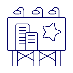 Property Advertisment Illustration from UX Line Set