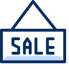 Sale Sign Icon from Cyber Duotone Set