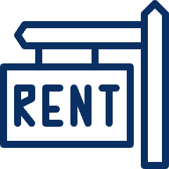 Sign For Rent Icon from Cyber Line Set