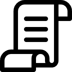 Receipt Icon from Ultimate Regular Set