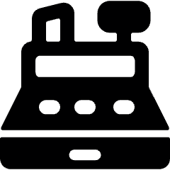 Receipt Register Print 1 Icon from Ultimate Bold Set