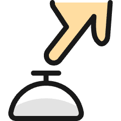 Reception Bell Call Icon from Ultimate Colors Set