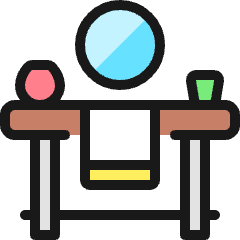 Reception Desk Icon from Ultimate Colors Set