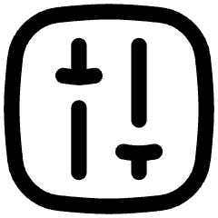 Equalizer Icon from Flex Line Set