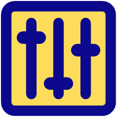 Equalizer Icon from Core Pop Set