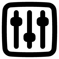 Equalizer Icon from Plump Remix Set