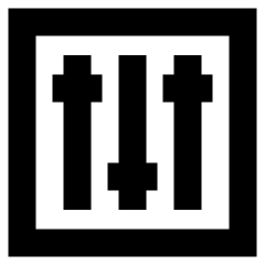 Equalizer Icon from Sharp Remix Set