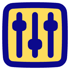 Equalizer Icon from Plump Pop Set