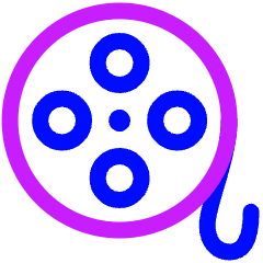 Recording Tape 1 Icon from Plump Neon Set