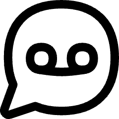 Recording Tape Bubble Circle Icon from Flex Line Set