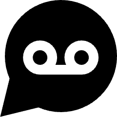 Recording Tape Bubble Circle Icon from Sharp Solid Set