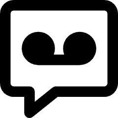 Recording Tape Bubble Square Icon from Core Remix Set