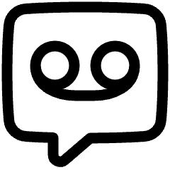 Recording Tape Bubble Square Icon from Plump Line Set