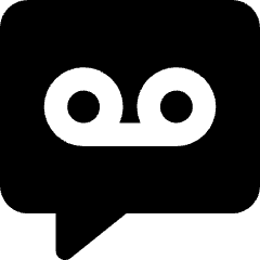 Recording Tape Bubble Square Icon from Core Solid Set
