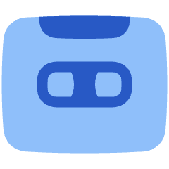 Tape Cassette Record Icon from Plump Flat Set
