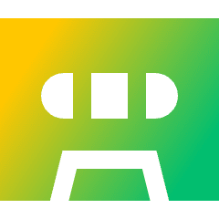 Tape Cassette Record Icon from Sharp Gradient Set