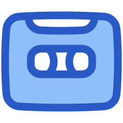 Tape Cassette Record Icon from Plump Duo Set