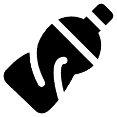 Compressed Plastic Bottle 1 Icon from Ultimate Bold Set