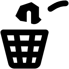 Paper Ball Trash Icon from Ultimate Bold Set