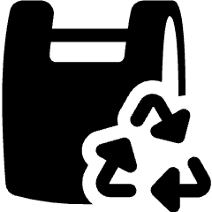 Plastic Bag Recycle Icon from Ultimate Bold Set