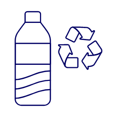Recycle Bottle Illustration from UX Line Set