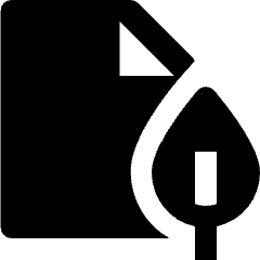 Recycle Paper Icon from Nova Solid Set